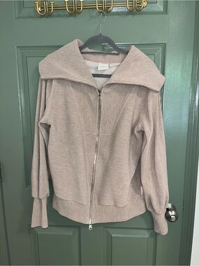 VarleyWomen's Zip-Front Sweater Jacket - Taupe